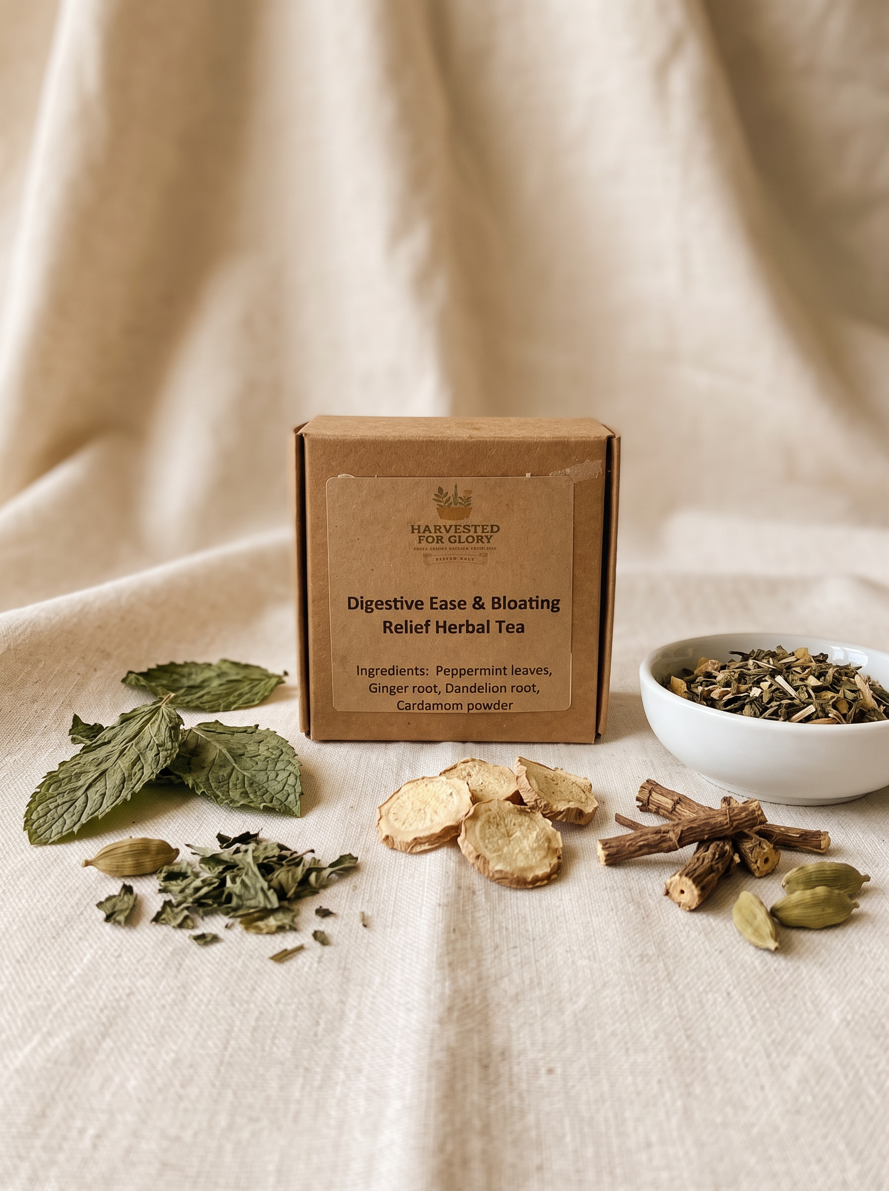 Digestive Ease & Bloating Relief Herbal Tea — Sample Box