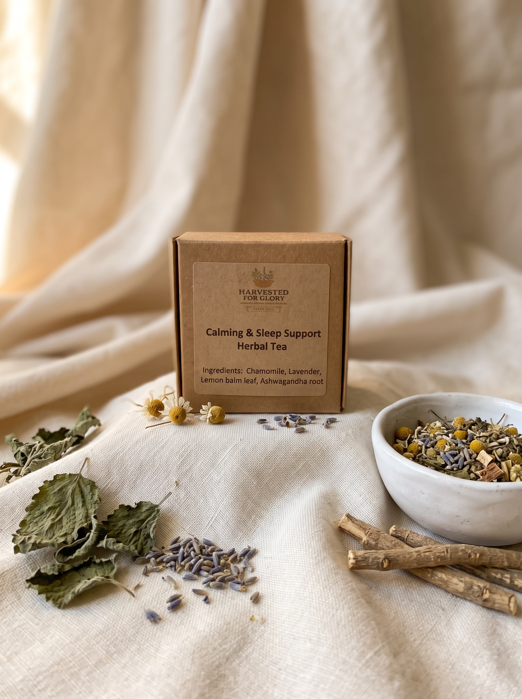 Calming & Sleep Support Herbal Tea — Sample Box