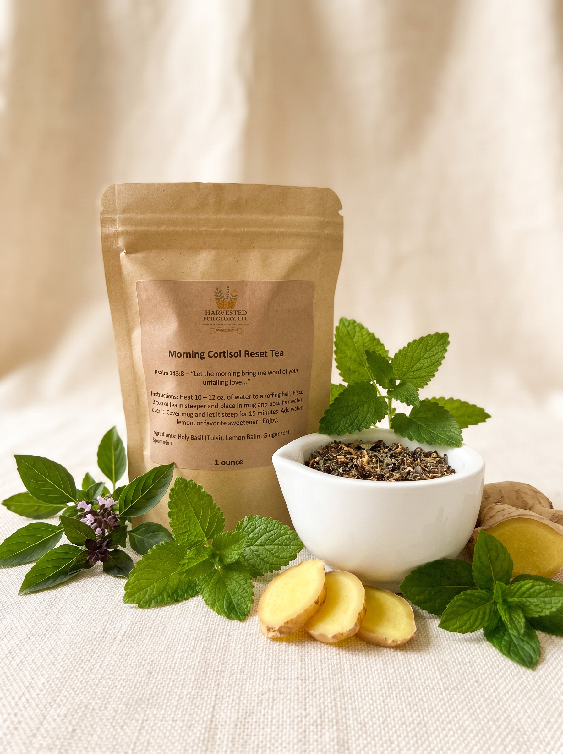 Morning Cortisol Reset Tea